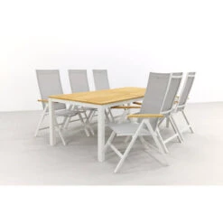 Hartman Napoli Teak Wit/Sonata 220 Cm. Tuinset - 7-delig 8 Hartman Napoli Teak Wit/Sonata 220 Cm. Tuinset - 7-delig -Hartman 3656985 5d2df9ec