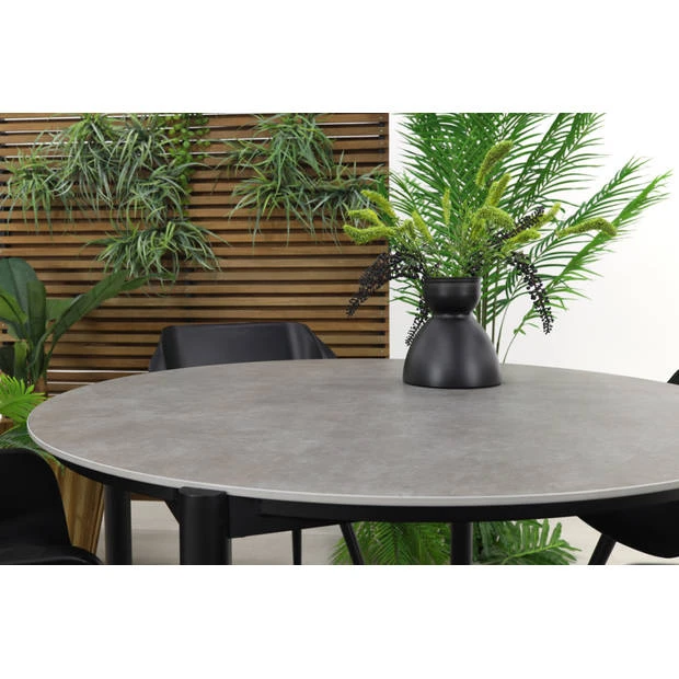 Hartman Sophie Carbon black/Arezzo 130 cm. tuinset - 5-delig Hartman Sophie Carbon Black/Arezzo 130 Cm. Tuinset - 5-delig -Hartman 3668214 274de305