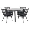 Jasmine Black/Arezzo 130 Cm. Tuinset - 5-delig -Hartman 3668222 25a4a928